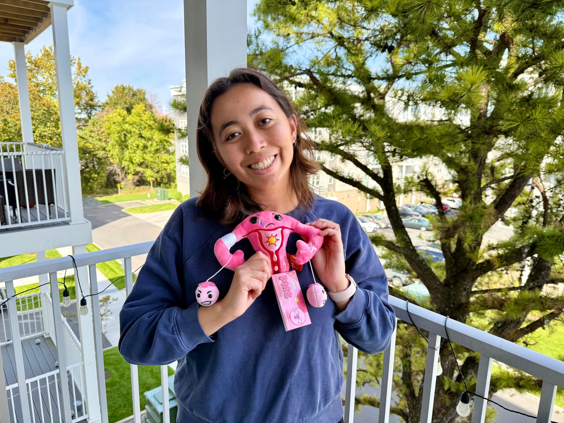 GIANT MICROBES PMS Uterus Plush, Hysterectomy Gifts, Feminist Gift, Fertility Gift, Uterus Gifts, Period Care Package, Period Comfort Items, PMS