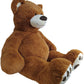Anico 59" Tall (5 Foot) Giant Plush Bear, Stuffed Animal, Medium Brown Teddy Bear with Smiling Face. Premium Stuffed Toy Teddy Bear, Perfect
