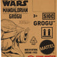 Mattel Star Wars the Mandalorian & Grogu Movie Grogu 12-inch Tall Plush with Embroidered Rondel Design on Chest Fuzzy Multi-Textured Soft Plush