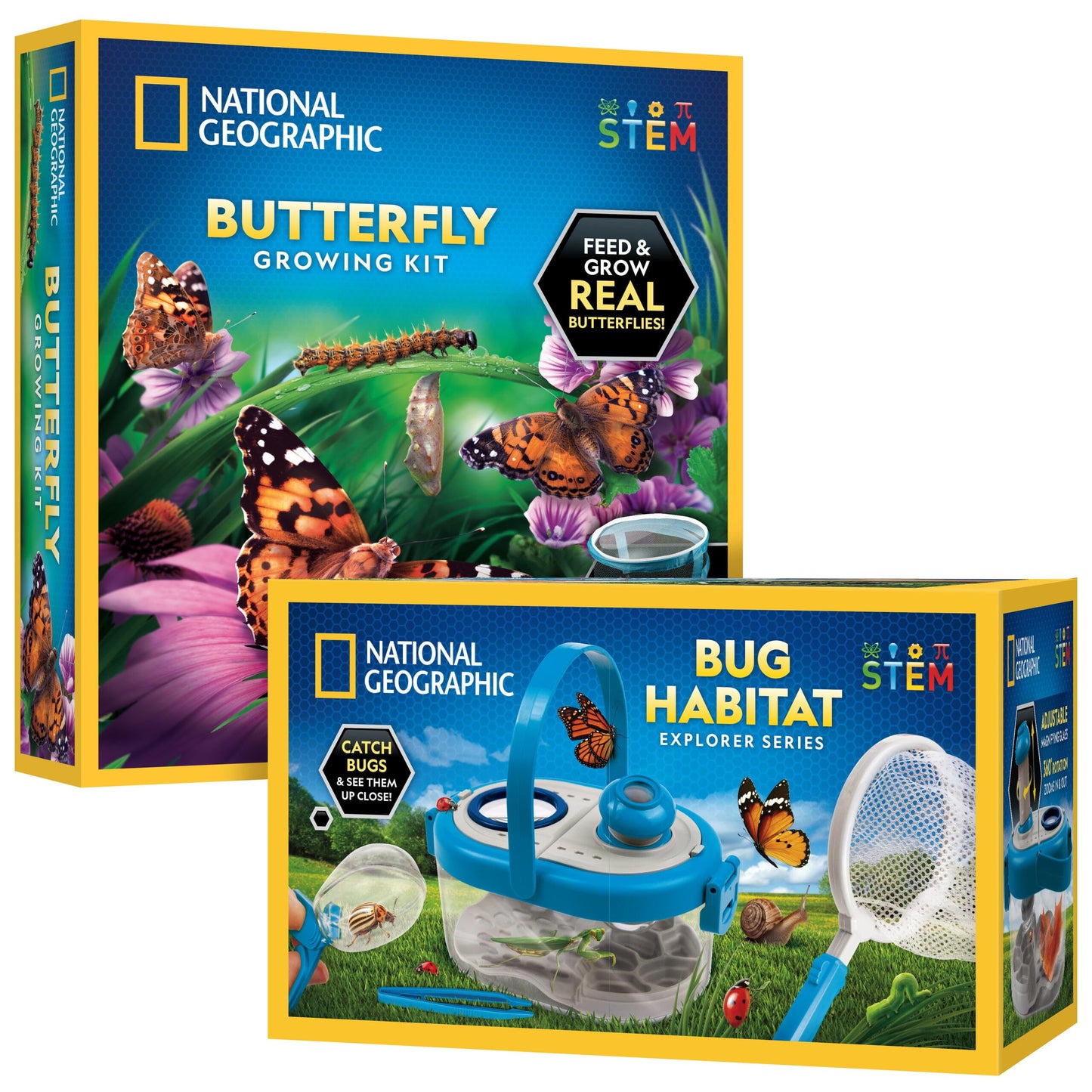 National Geographic Butterfly Growing and Bug Catcher Kit for Kids