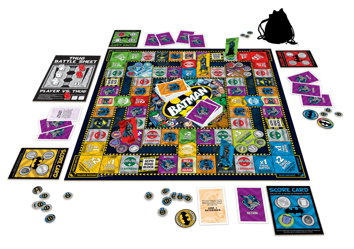 Aquarius Batman Road Trip Board Game