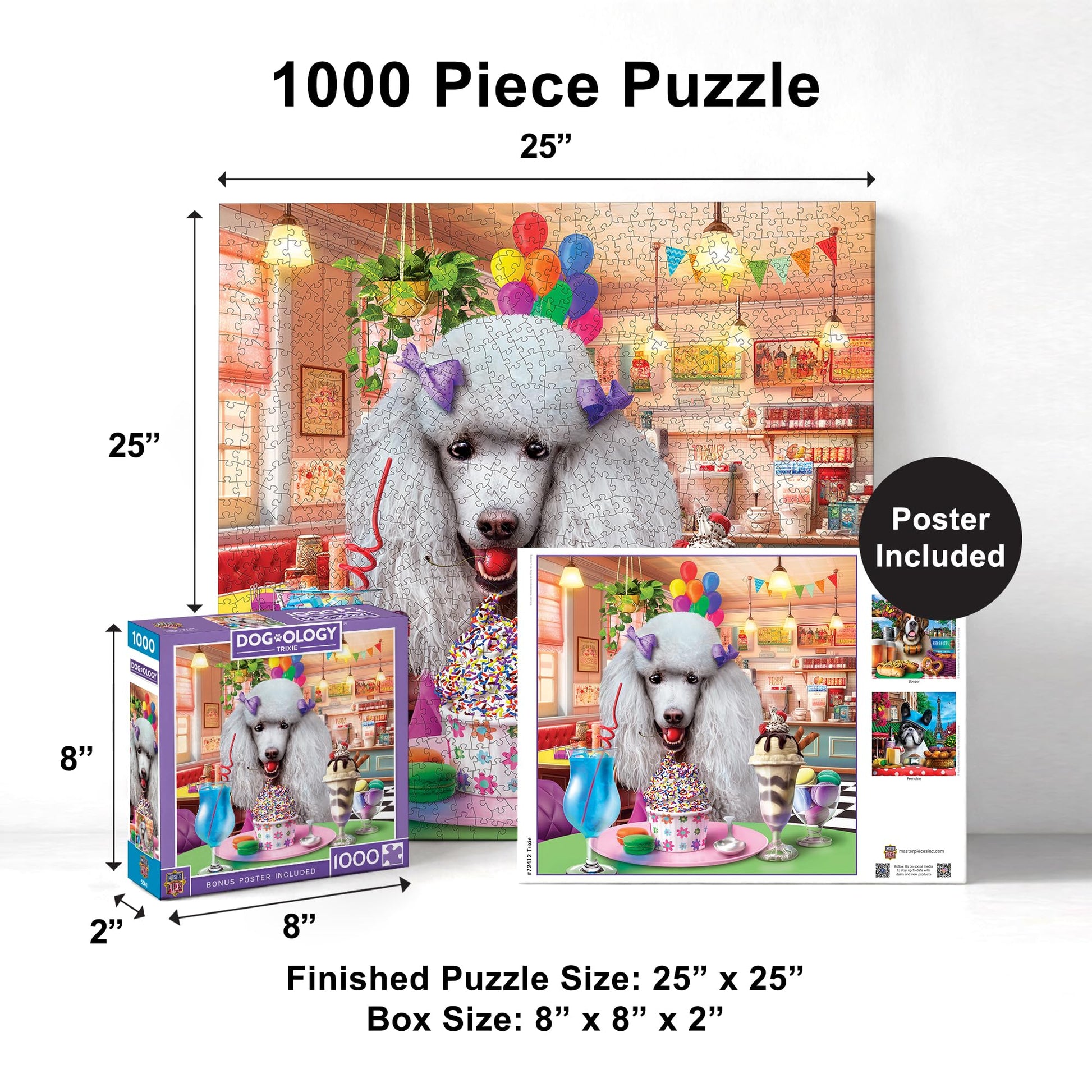 MasterPieces 1000 Piece Jigsaw Puzzle for Adults and Family - Trixie - 19.25"x26.75"