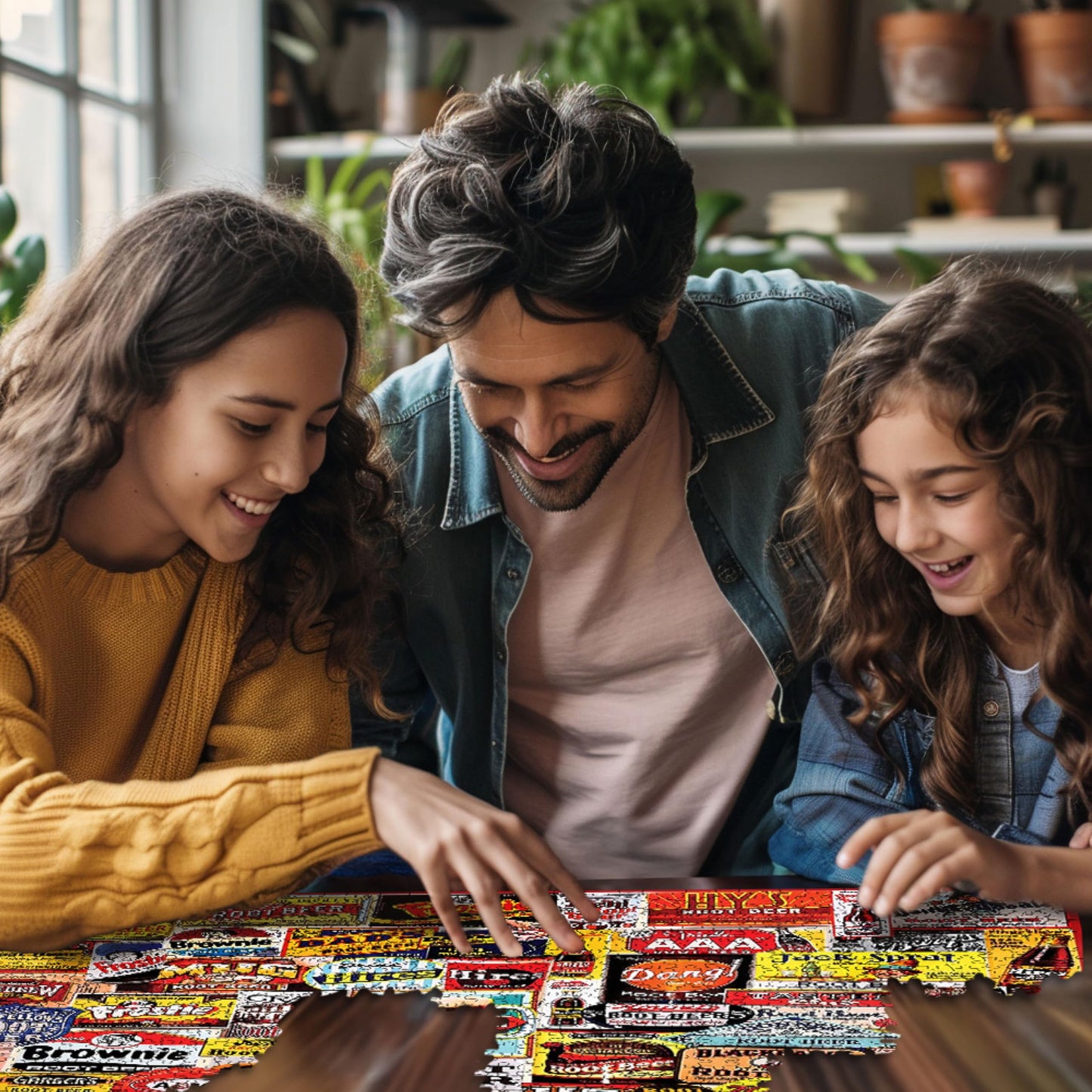 White Mountain 1000 Piece Jigsaw Puzzle Nostalgic Drink Collage Puzzles with Large Pieces, Gift for Adults and Family 24"x30" - Root Beers