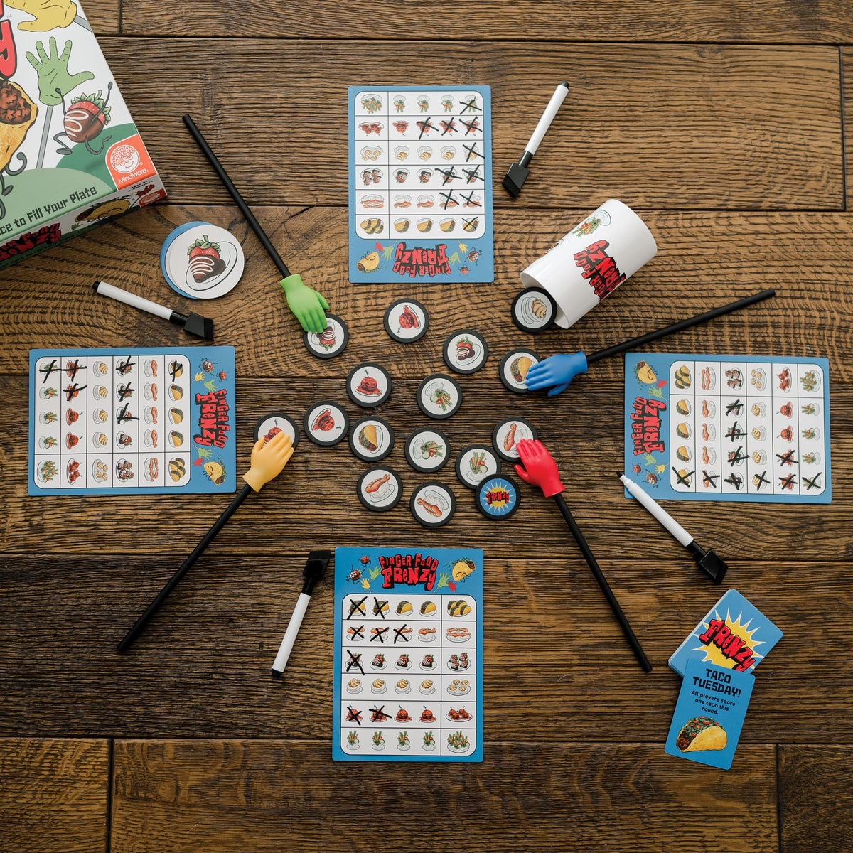 MindWare Finger Food Frenzy Board Game