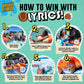 Lyrically Correct Waterproof DRIP ‘90s & 00s Hip-Hop & R&B Edition - Waterproof Music Trivia Card Game for Adults & Families - Pool, Beach & BBQ Party