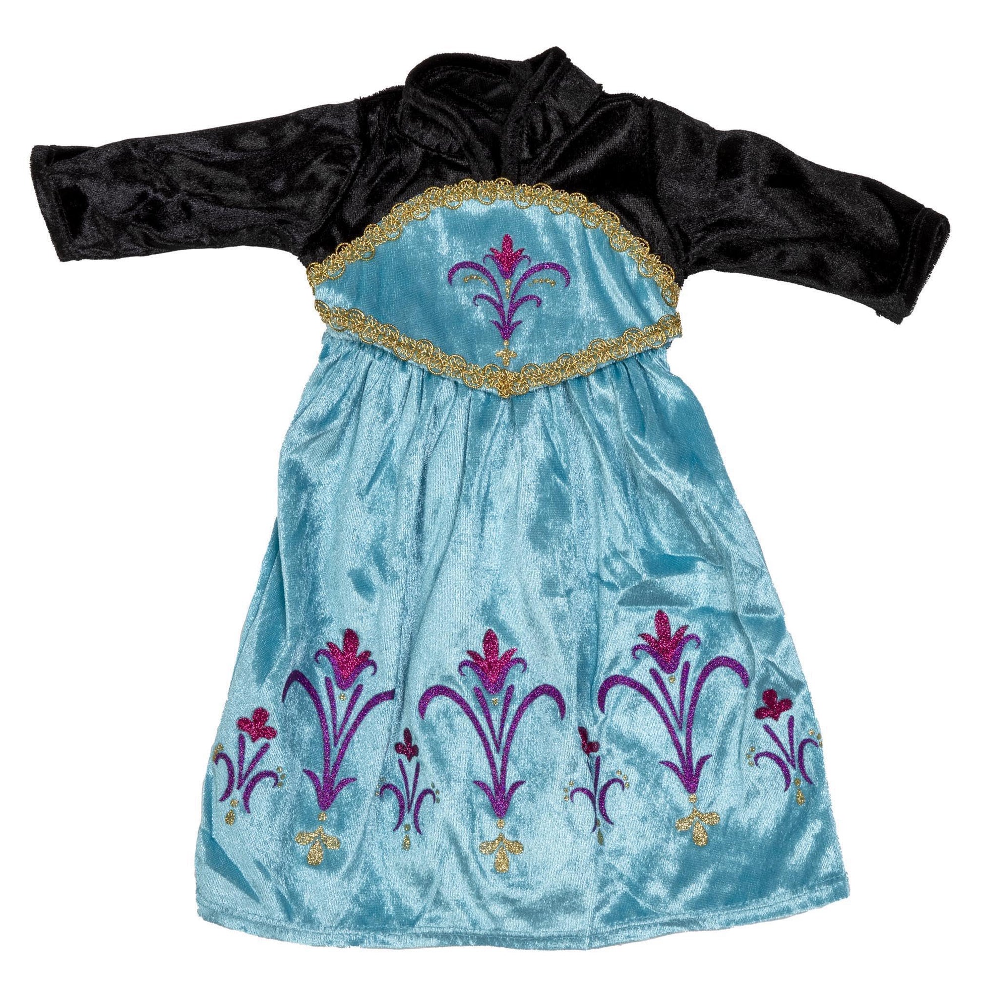 Little Adventures Ice Princess Coronation Matching Dress - Doll Not Included - Machine Washable Child Pretend Play and Party Clothes With No Glitter