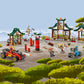 Lego NINJAGO Creative Ninja Brick Box 71787, Toy Storage, Bricks to Build Dojo, Ninja Car, Motorbike, 6 Minifigures & More, Toys for Kids 5 Plus