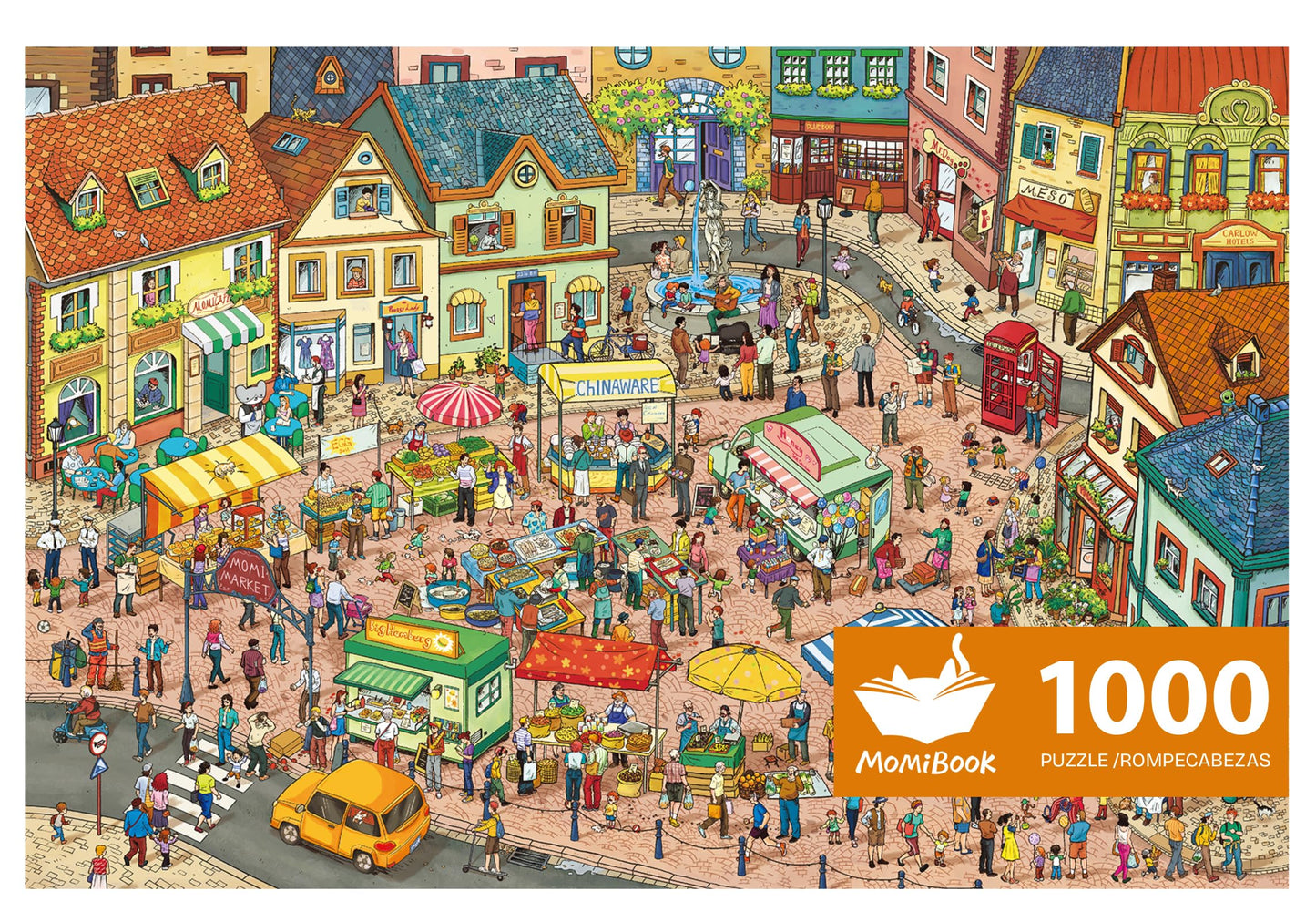 MOMIBOOK 1000 Piece Puzzle for Adults Jigsaw Puzzles, Painting Image, Hard