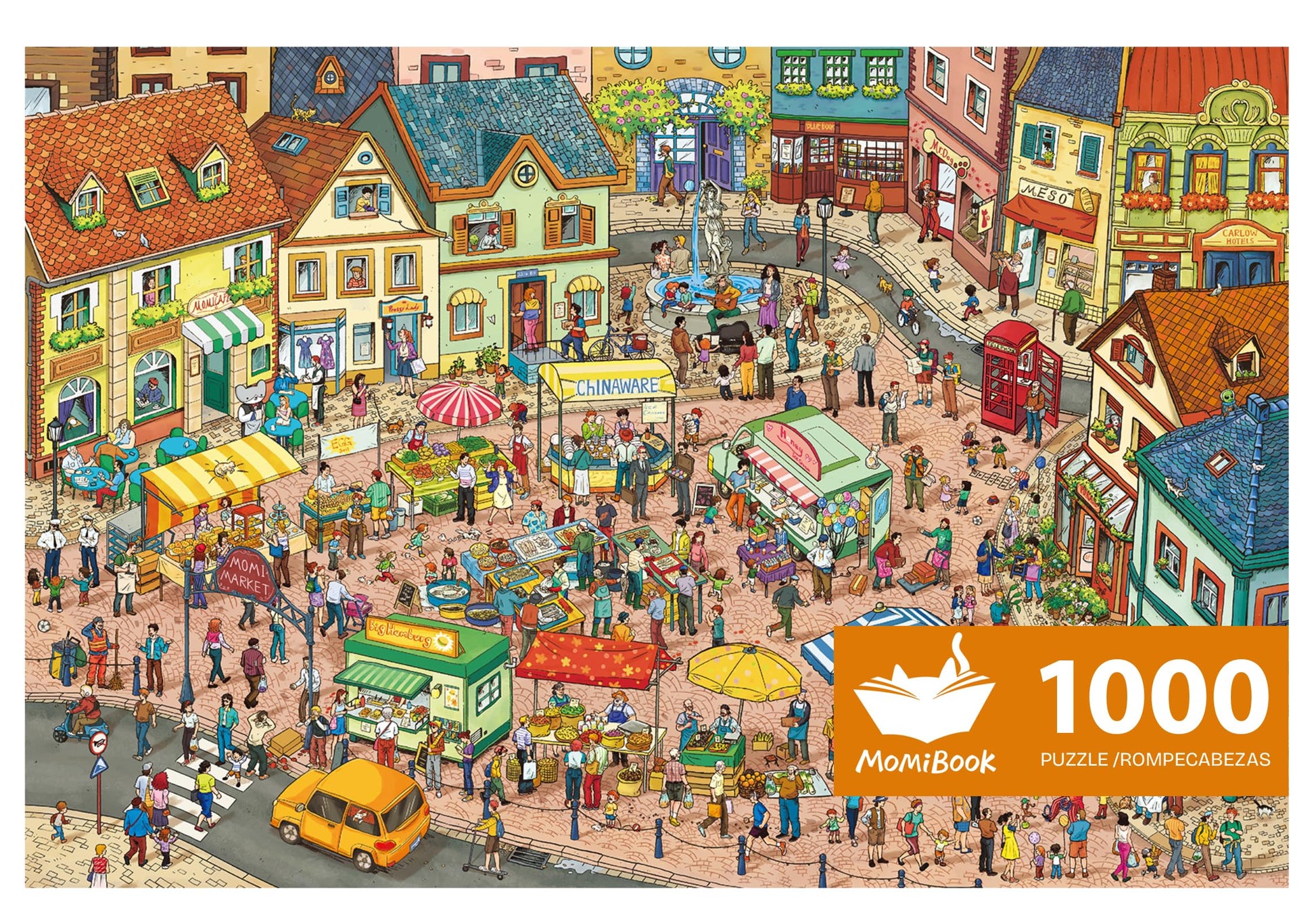 MOMIBOOK 1000 Piece Puzzle for Adults Jigsaw Puzzles, Painting Image, Hard