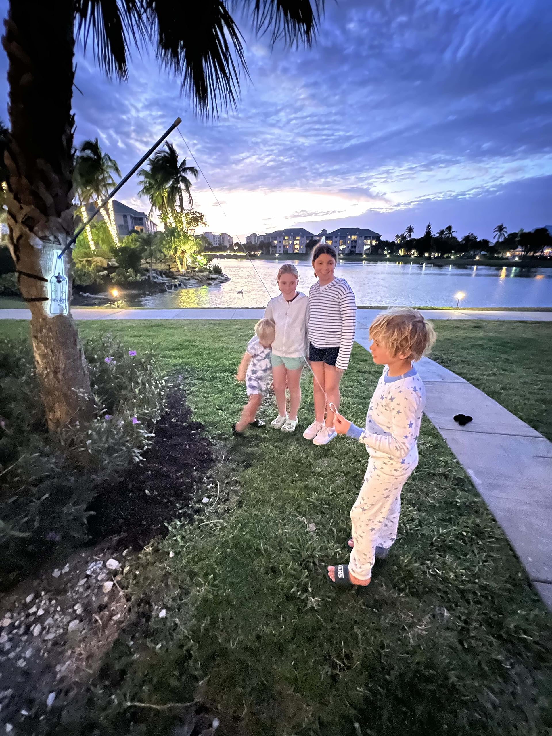 Bottle Bash Brands Hookz LED Ring on a String Game (All Weather - Indoor or Outdoor)