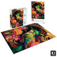 550 Piece Puzzle for Adults - Hard, Difficult, Challenging Jigsaw - RomantzArt Small and Mighty III - Whimsical Hummingbird - 24x18 Inches