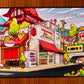1985 Games Milk Carton Cat Playmat - Premium Non-Slip Tabletop Gaming Mat for MTG, DND & Card Games