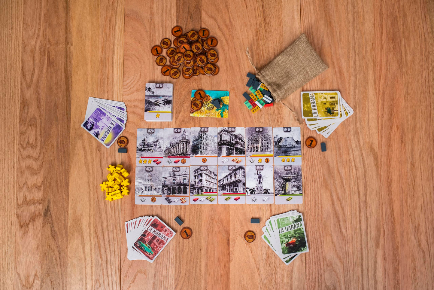25th Century Games La Habana Card Game, Strategic Card-Driven City Building, 2-4 Players, 45 Min Playtime, Includes Action Cards, Structures