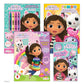 Gabby's Dollhouse Coloring Book Bundle - 4-Pack Activity Set with Coloring Books, Crayons, Stickers, Ages 3+