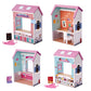 Olivia's Little World 18" Doll 4 Scenes Dollhouse with 7 Accessories | Convertible Wooden Play House | TD-12641C