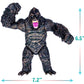 TwCare Set of 2 Monster Figure King of The Monsters vs King Kong Toys, Movable Joints Action Movie Series Soft Vinyl Toy Figures, Travel Bag
