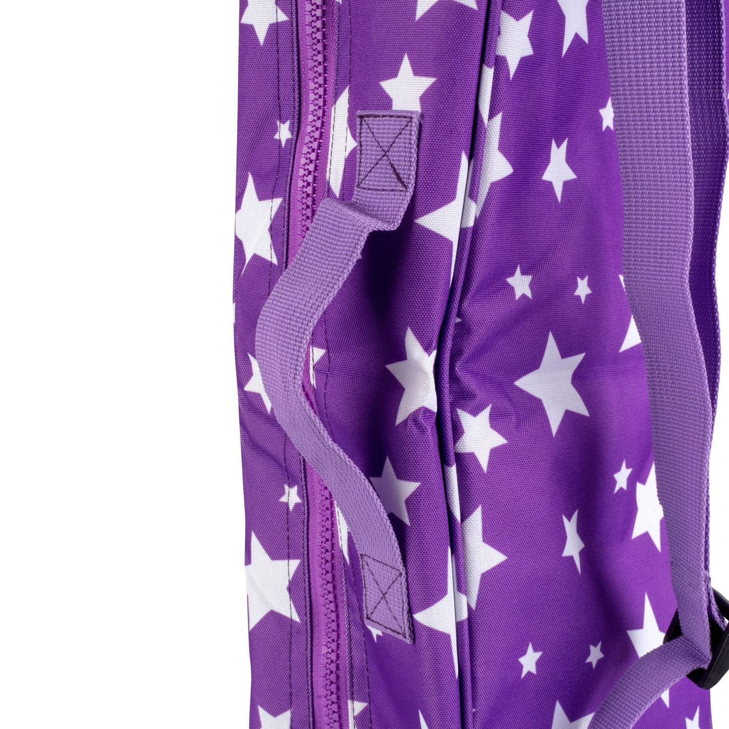 Dress Along Dolly 18" Doll Storage Carrying Case - (Purple Star) Compatible with American Girl- Durable Organizer Storage Traveling Accessories Case w