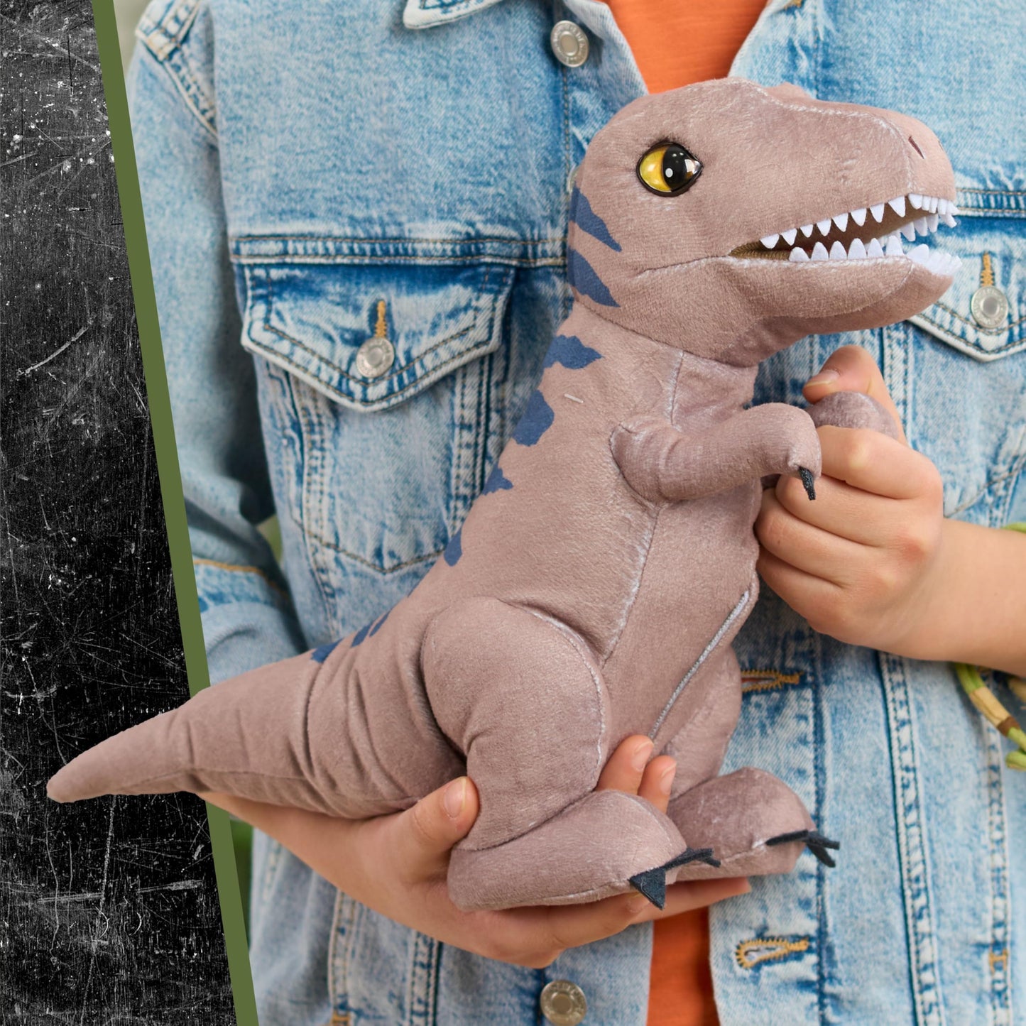 JURASSIC WORLD Rebirth Roaring T. rex Interactive Plush Dinosaur