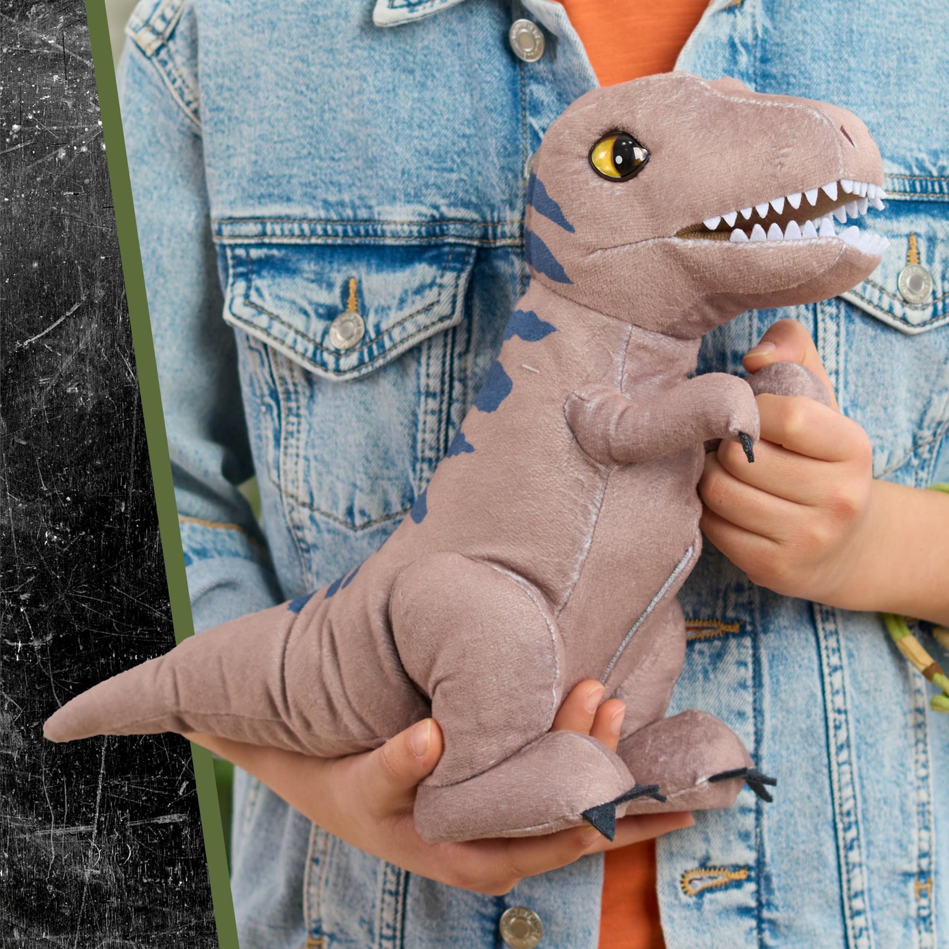 JURASSIC WORLD Rebirth Roaring T. rex Interactive Plush Dinosaur