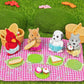 Li'l Woodzeez - 20 Pieces Picnic Playset with Baby Bear, Toy Picnic Basket & Blanket, Play Food & Accessories, Doll Playset for Imaginative Play, Gift