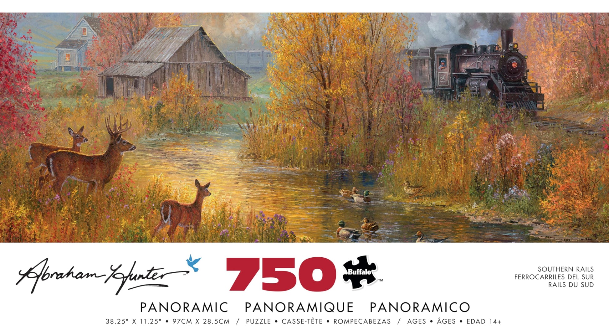 Buffalo Games - Southern Rails - 750 Piece Fall Jigsaw Puzzle for Adults