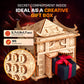ESC WELT House of Dragon Puzzle Box - 3D Escape Game Money Box - Brain Teaser Puzzle for Adults & Teens - Wooden Escape Room - Mind Puzzle Game