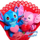 Disney Stitch Valentine 13.5-inch Medium Plush Bouquet, 4 Stuffed Animals Included, Kids Toys for Ages 3 Up by Just Play