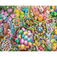 White Mountain 1000 Piece Jigsaw Puzzle Holiday Collage, 99 Easter Eggs