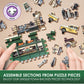 Wrebbit3D Friends 3D Puzzle Model of Central Perk | 440 Real Jigsaw Puzzle Pieces | Build the Iconic Cafe from the Hit TV Series