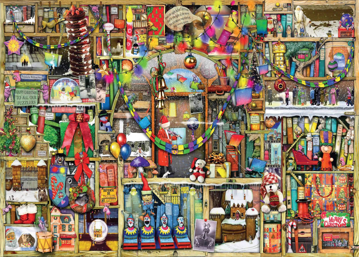 Ravensburger The Christmas Cupboard, Colin Thompson Jigsaw Puzzle (1000-Piece)