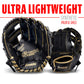 Franklin Sports Meshtek Teeball Fielding Glove with Ball - Right Hand Throw - 9.5" - Black/Gold