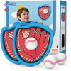 Wee Wonders Toss and Catch Ball Set, Kids Baseball Glove, Blue