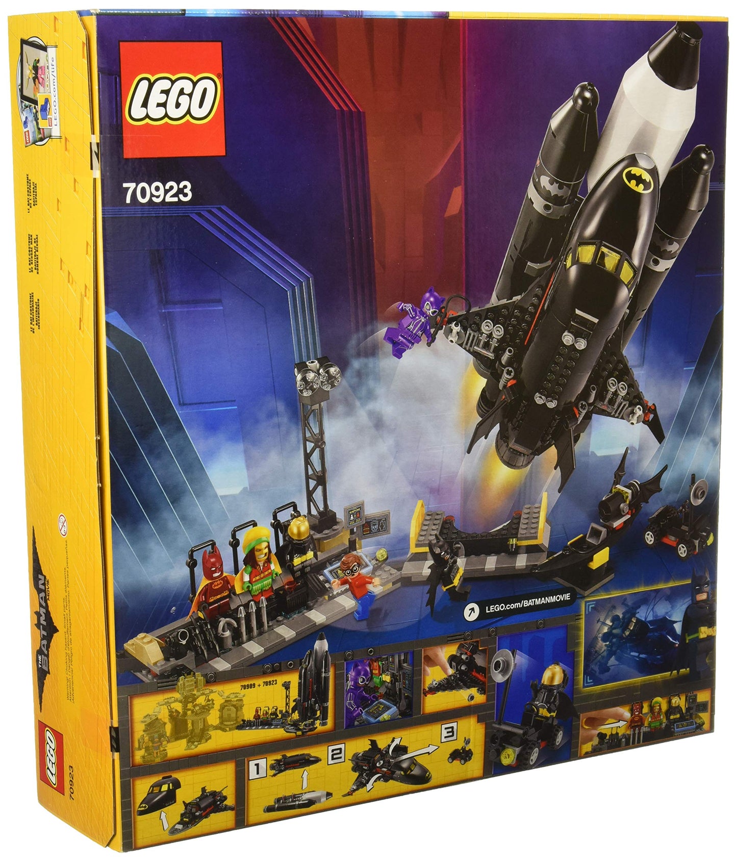 LEGO Batman Movie DC The Bat-Space Shuttle 70923 Building Kit (643 Piece)
