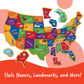 Learning Resources Magnetic U.S. Map Puzzle - Educational Map of the United States of America, Geography Matching Games, Kids Homeschool and Classroom