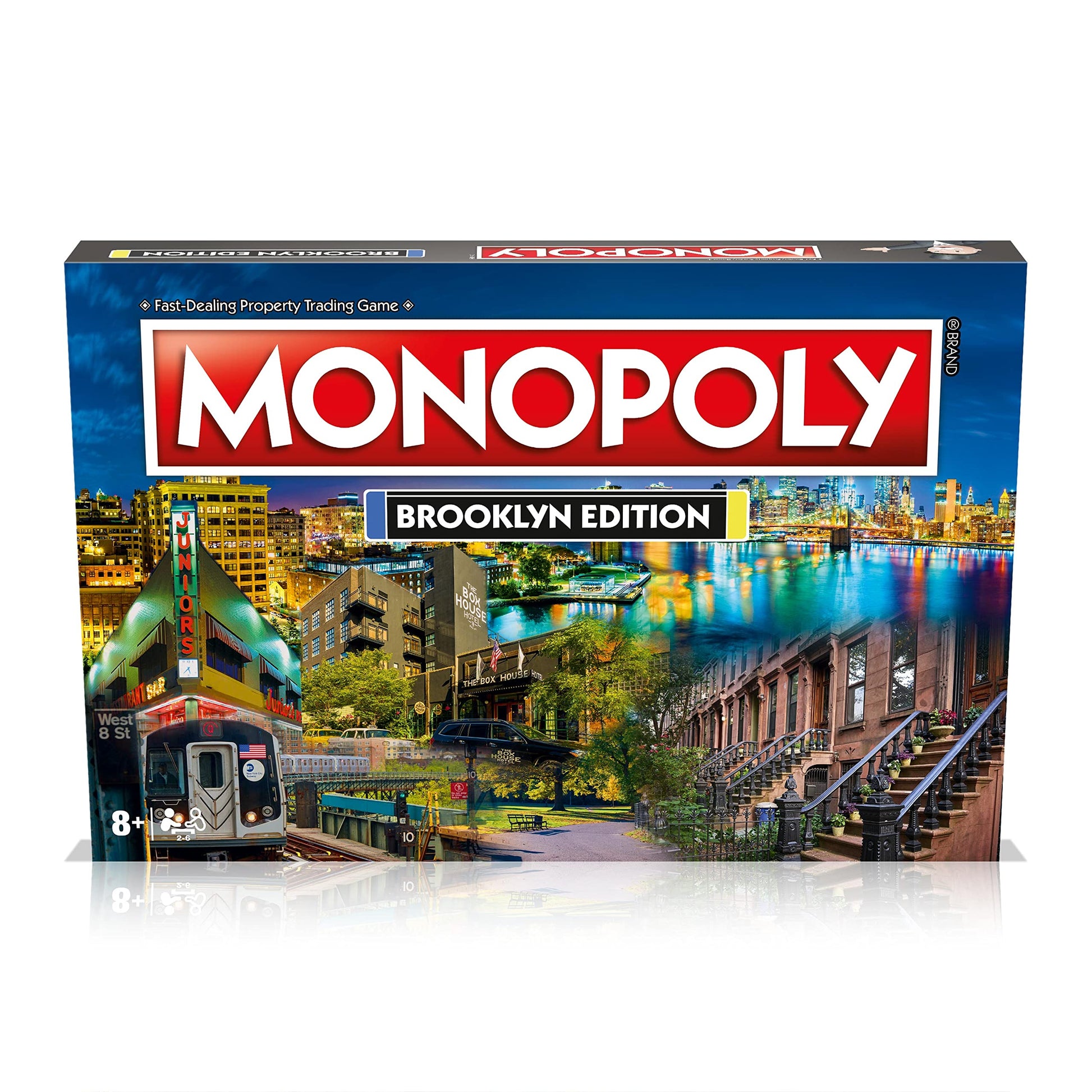 Monopoly Board Game Brooklyn Edition: 2-6 Players Family Board Games for Kids and Adults, Board Games for Kids 8 and up, for Kids and Adults, Ideal
