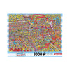 AQUARIUS Where’s Waldo? Cake Factory 1000pc Puzzle (1000 Piece Jigsaw Puzzle) - Glare Free - Precision Fit - Officially Licensed Where's Waldo