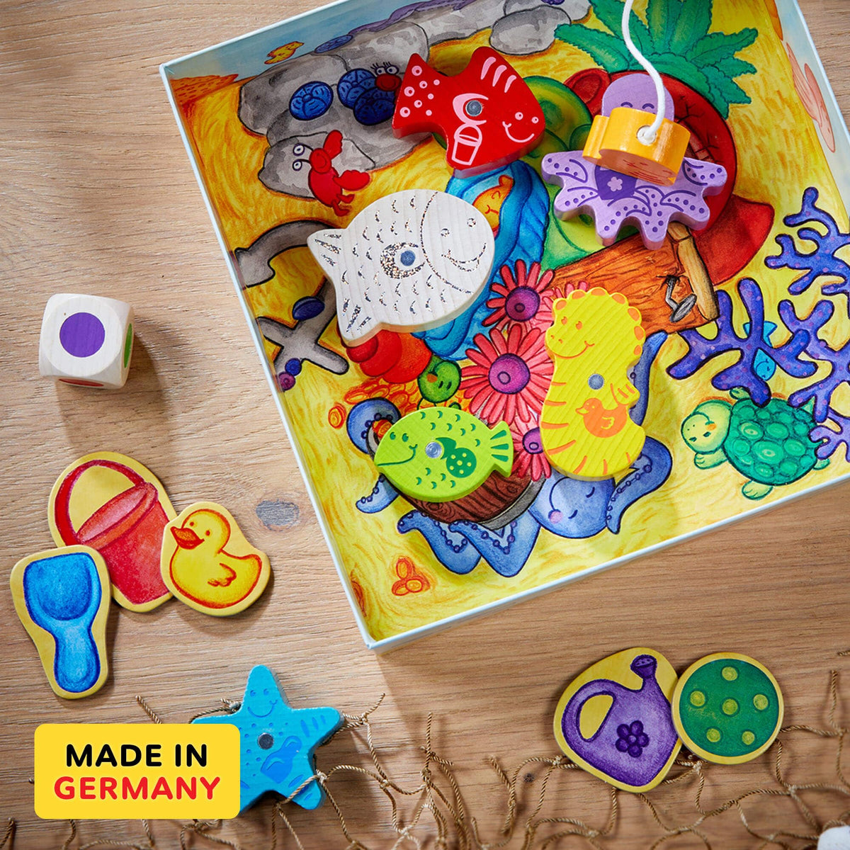 HABA My Very First Games - Here Fishy Fishy! Magnetic Fishing Game Ages 2+ Made in Germany Toddler Games, Learning Toys, Preschool Toys