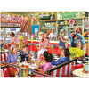 White Mountain 1000 Piece Jigsaw Puzzle 1950s Retro Cafe, American Diner