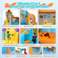 Letsgokid Water Bounce House for Big Kids, 12-in-1 Double Water Slide Bounce House with 750W Blower, Toy Stand, Climbing Wall, Splash Pool