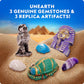 National Geographic Ancient Egypt Dig Kit with Gems and Replica Artifacts