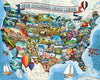 Springbok All American Attractions 1000 Piece Jigsaw Puzzle for Adults