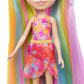 Enchantimals Dolls Sunshine Beach Deluxe Hair Doll and Animal Lover Small Doll with Removable Skirt and Accessories Gifts for Kids HTJ70