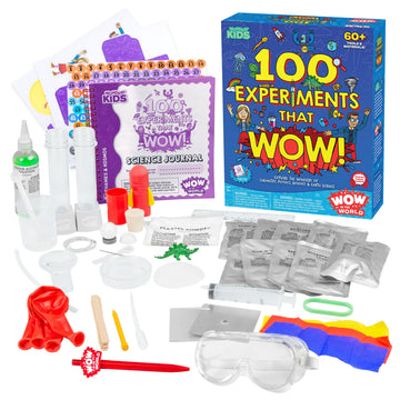 Wow in The World 100 Experiments That Wow Science Kit by Thames & Kosmos, Over 60 Tools & Materials, Unique Chemistry, Physics, Biology & Earth