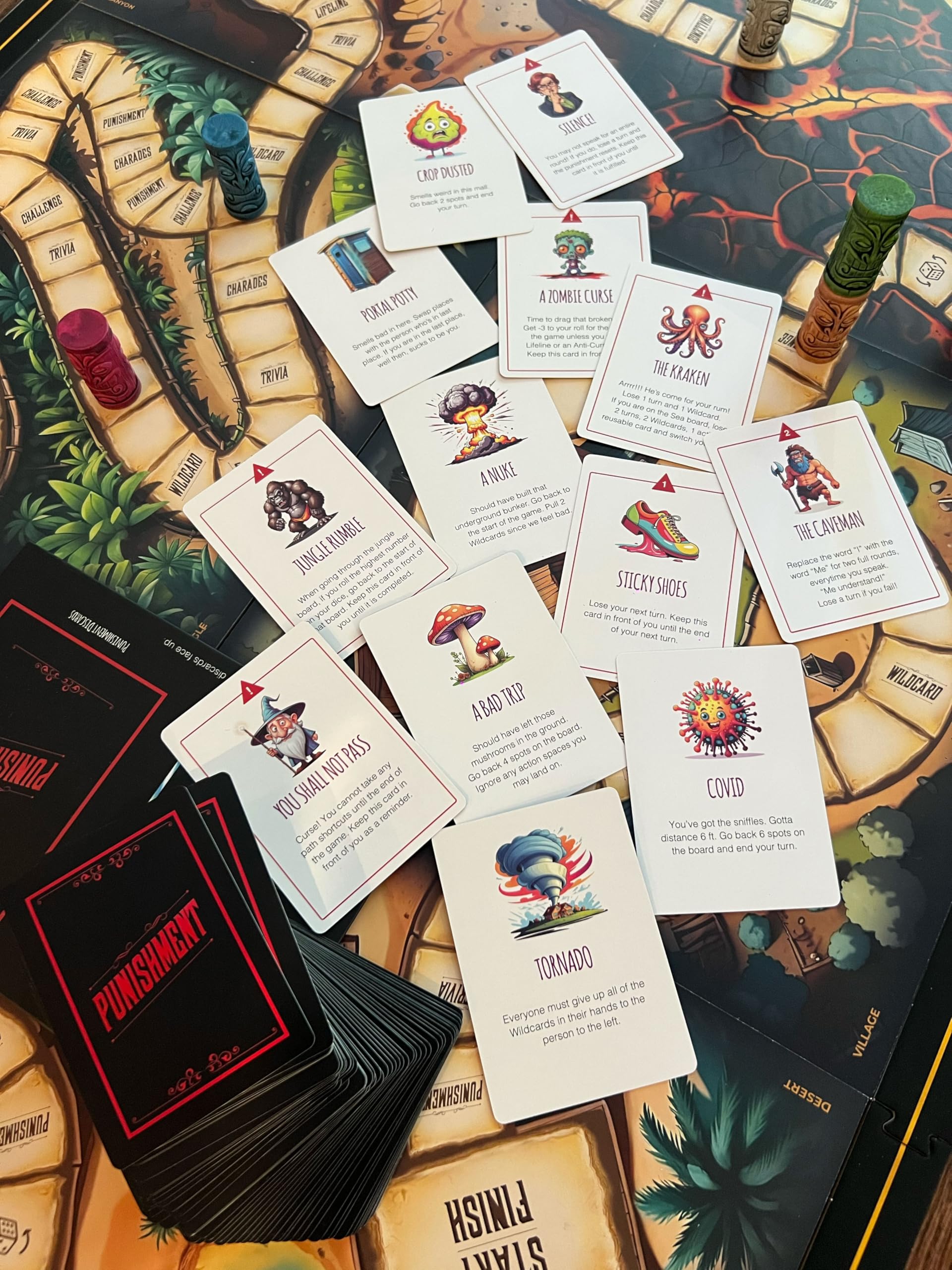 Just Another Board Game - by Crafty Dog - A Strategy Game for Kids & Adults with Charades, Trivia and Challenges