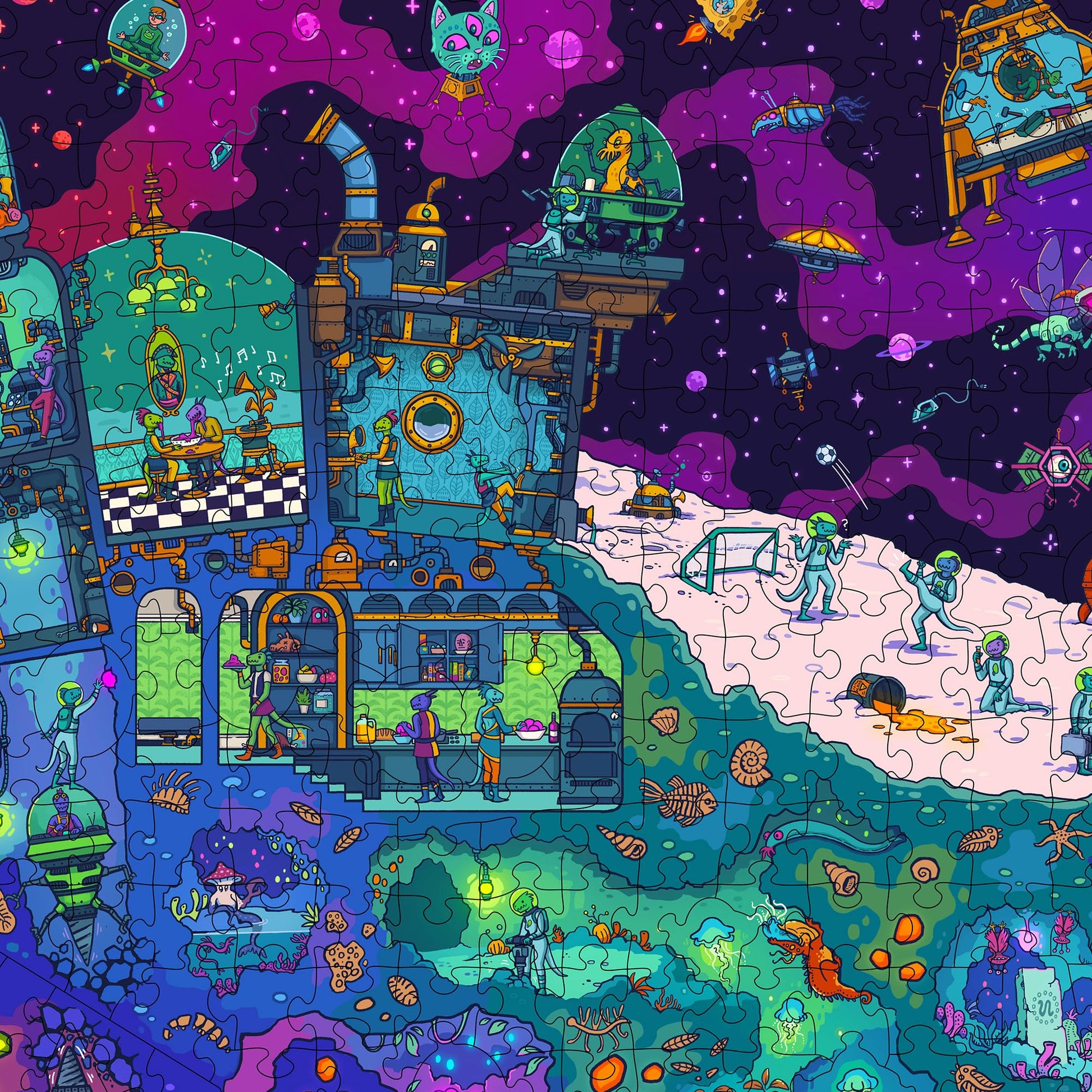The Coveted Comet • 1000-Piece Puzzle by Magic Puzzle Company • Series 5