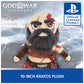 PlayStation, God of War Ragnarok, Premium 10-Inch Kratos Collector Grade Plush Toy, Cute Plushies and Kids Toys for PS5 Fans of All Ages