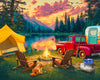 Springbok Camping at the Lake 1000 Piece Jigsaw Puzzle for Adults