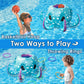 iPlay, iLearn Kids Octopus Pool Toys, 2-in-1 Inflatable Float Pool Game