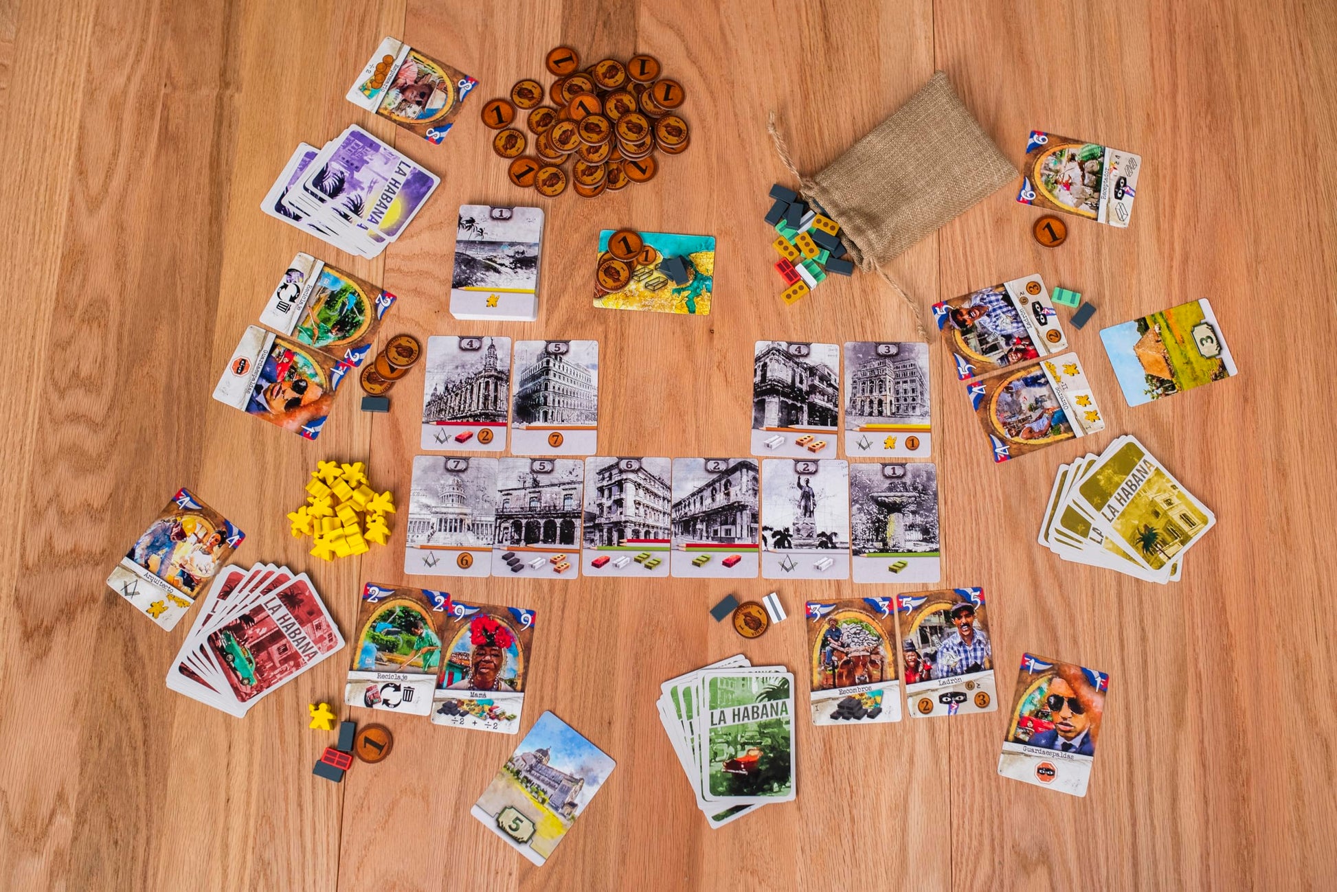 25th Century Games La Habana Card Game, Strategic Card-Driven City Building, 2-4 Players, 45 Min Playtime, Includes Action Cards, Structures