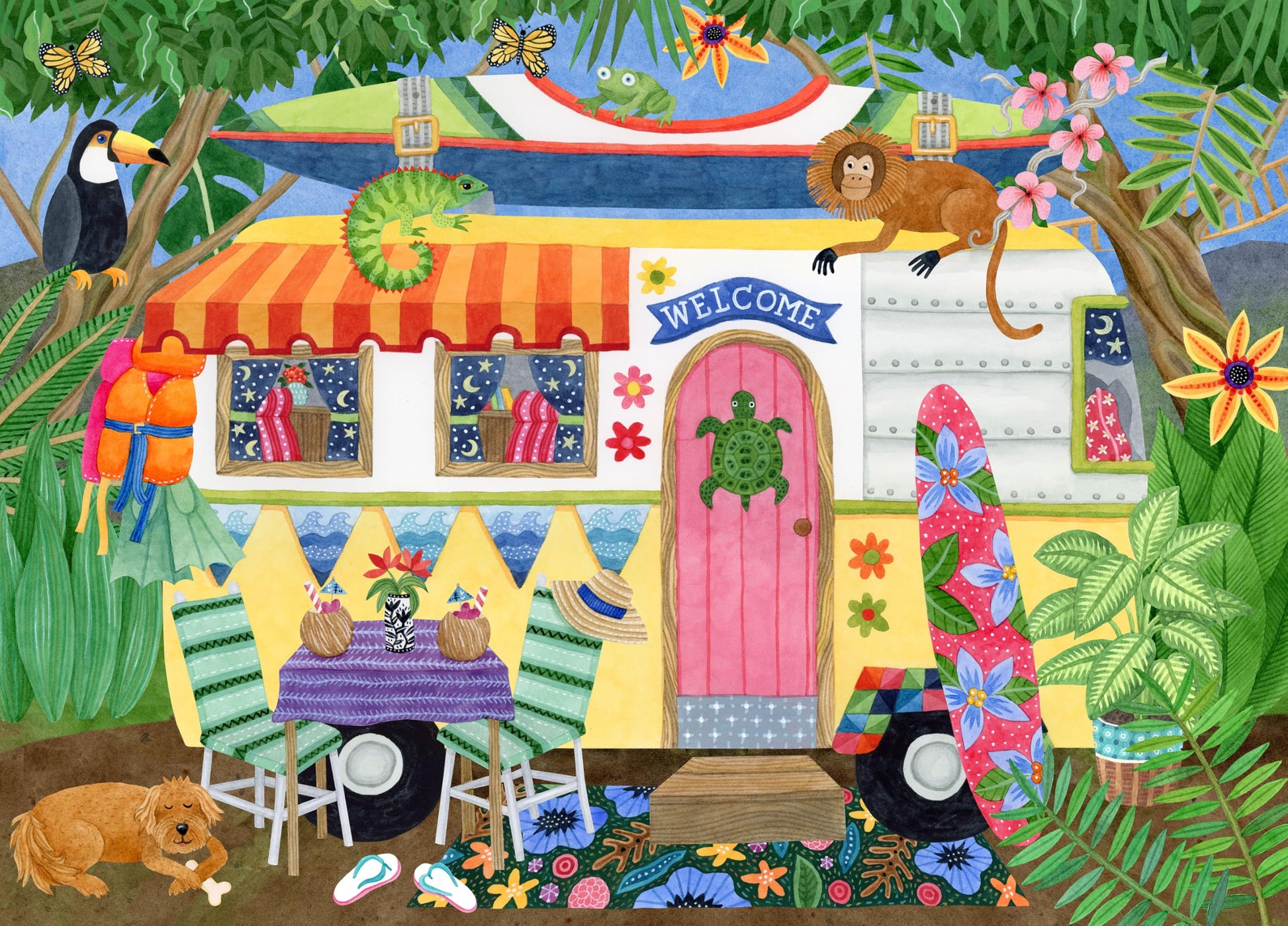 Ceaco - Costa Rica - 500 Large Piece Jigsaw Puzzle for Adults